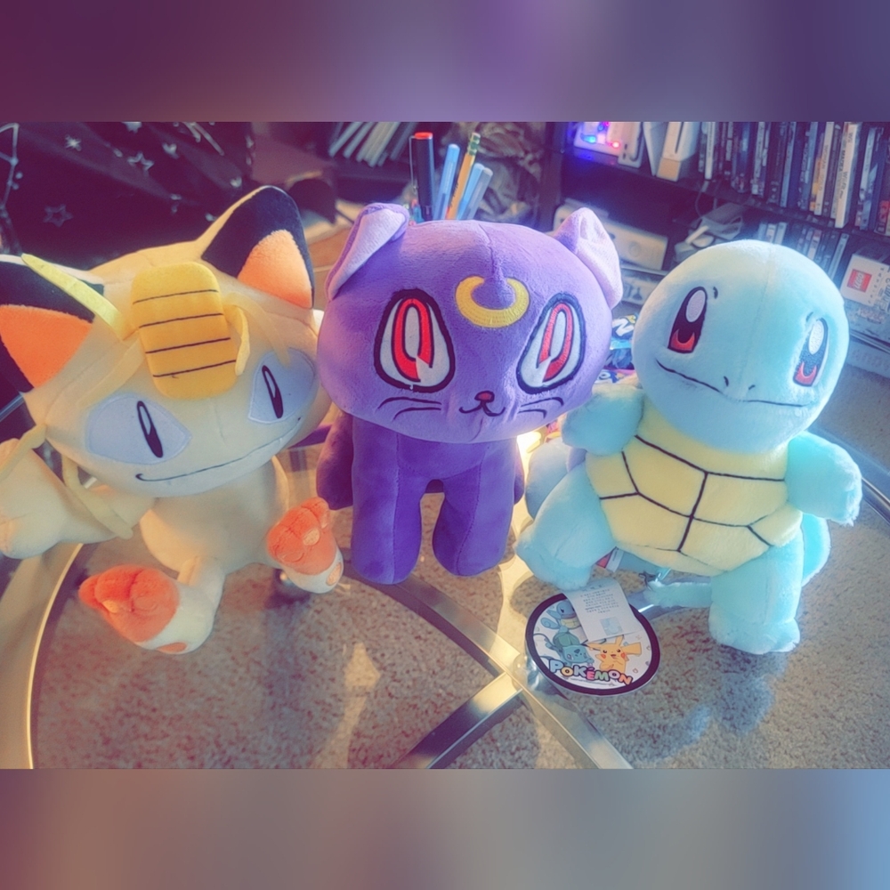10" Pokémon squirtle bag purse and plushies